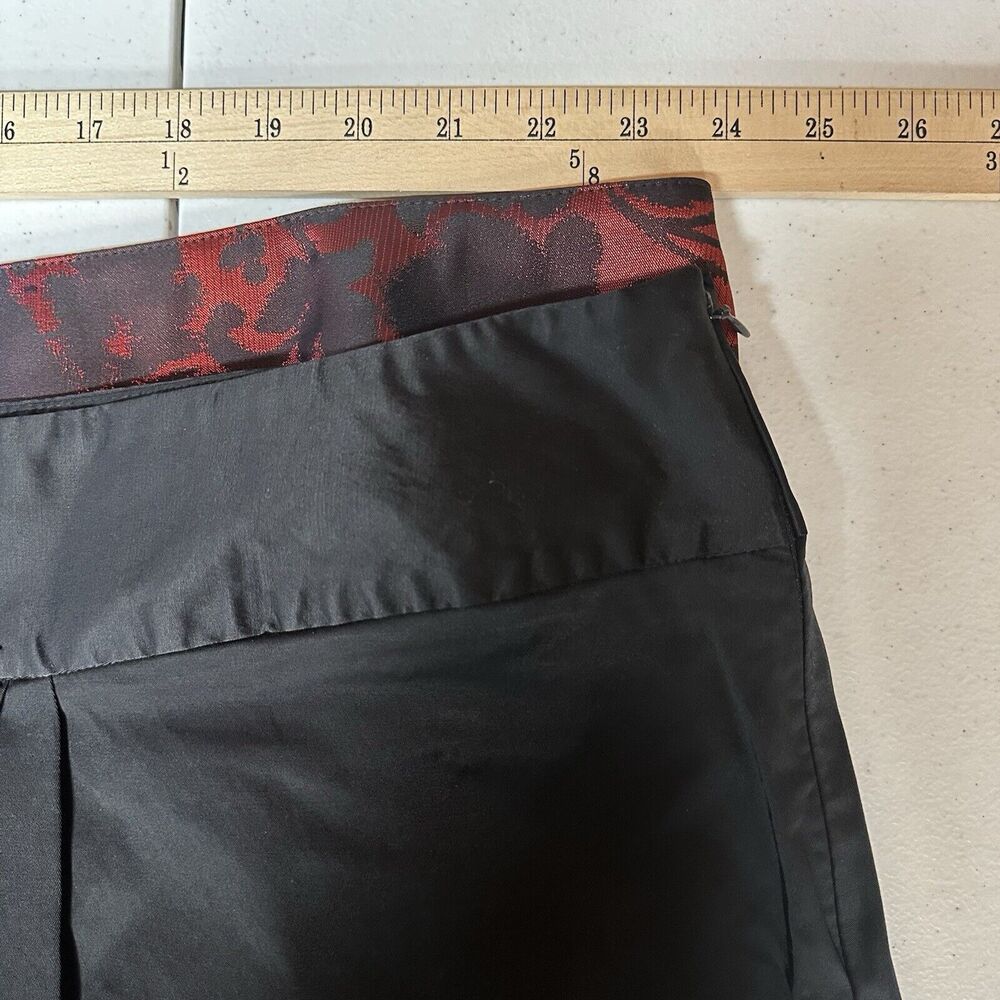 Lane Bryant Skirt Plus Size 28 4X A-Line Satin Black Witch Goth Skater Grunge - Picture 10 of 11